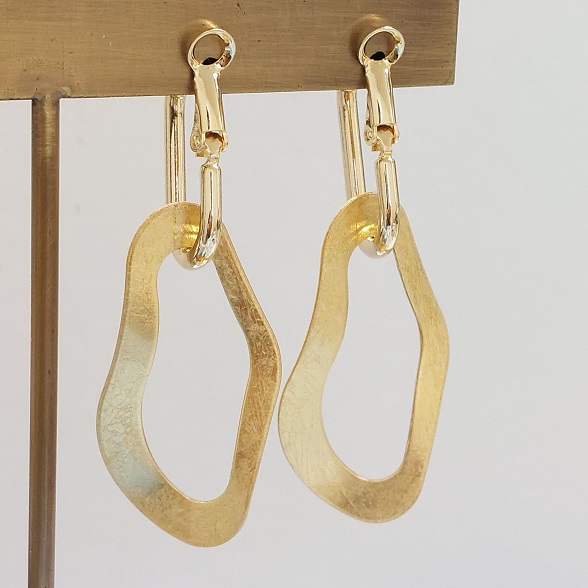 ウェーブリングイヤリング（永遠色）裏